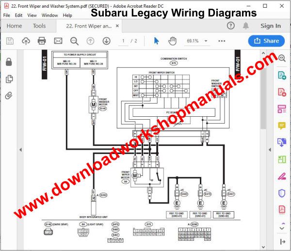Subaru Legacy Workshop Repair Manual